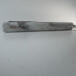 FoxyBae Hair Straightener Flat Iron White Marble Rose Gold Plates Tested Works